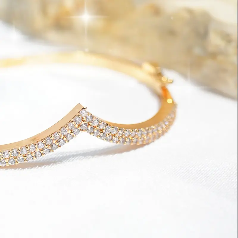 [ Beli 2 Produk Apapun Gratis 1 ] La Vienne - Florence - Gelang Bangle Titanium Wanita Anti Karat Aesthetic - Perhiasan Perempuan Elegan Mewah 6