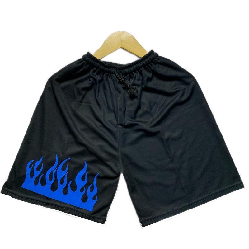 Celana Pendek Motif Api Dewasa dan Anak | Celana Pendek Viral Shorts Surfing Pria Katun Distro Santai Wanita Boxer 2