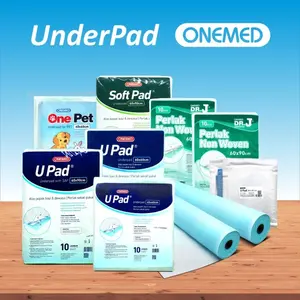 UPAD ONEMED UNDERPAD PERLAK ANTI BOCOR ISI 10 PER PACK MEDICAL ONLINE - Upad 45x60