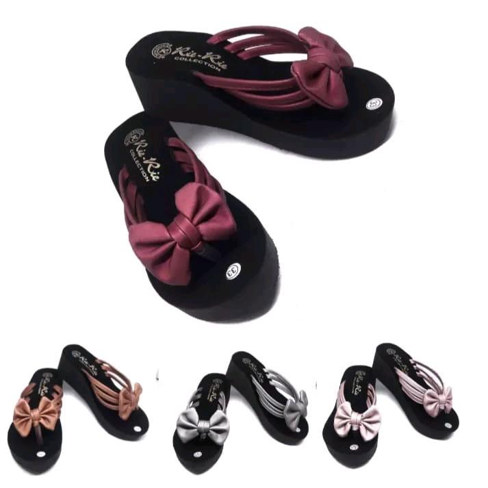 sandal wedges anak, sandal wanita 0