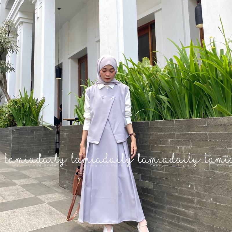 Lamiadaily DALMI  Skirt Wanita rok mayung 7