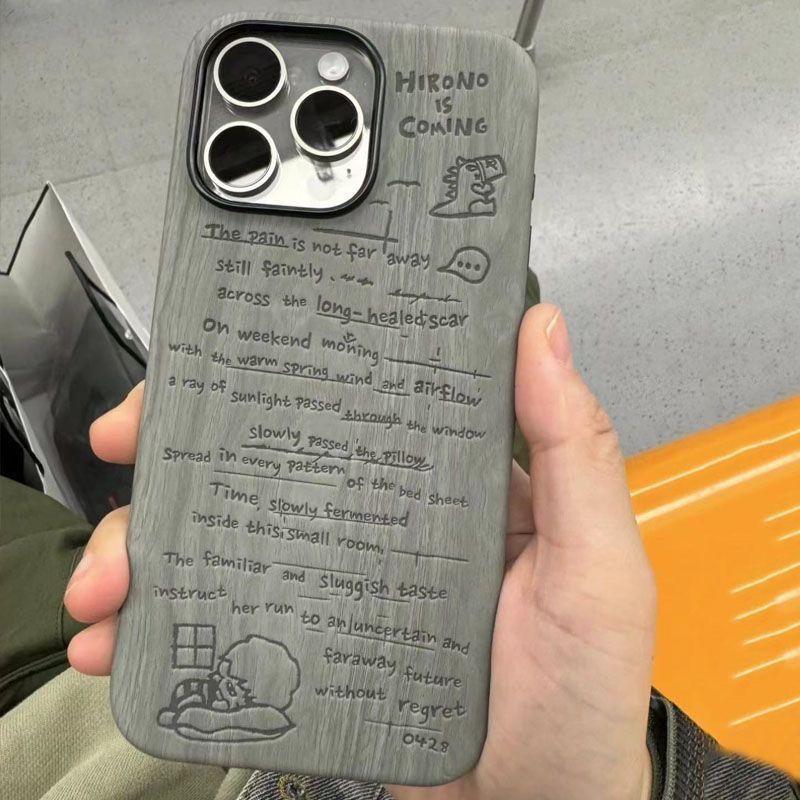 Ốp Lưng Apple, Phong Cách IPhone Graffiti Vân Gỗ, Thiết Kế Đơn Giản, Tương Thích Với iPhone 15, XS Phim, 11, 12, 13 Và 14, Hợp Xu hướng Và Ngầu, Được Đánh Giá Tích Cực 2869 Vào Năm 2025 2