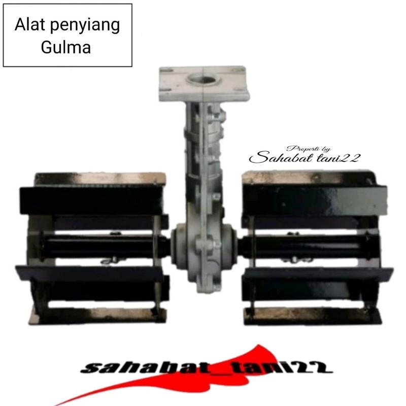 Alat penggembur tanah mini tiller wedder head mesin potong rumput tebeng padi alat penyiang gulma 0