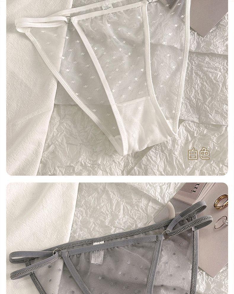 Product Introduction of spandex shorts women 2025 Hot Selling High Slit Lace Underwear Women Summer Thin Sheer Cotton Crotch 20