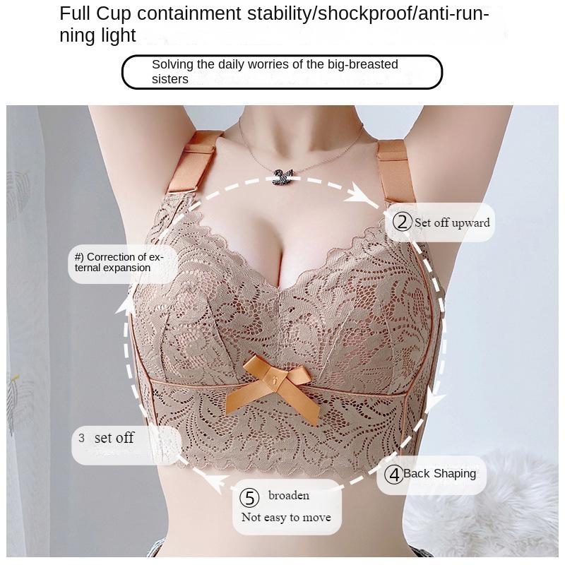 Đồ Lót Có Thể Điều Chỉnh Cỡ Lớn, Với Ngực Lớn Và Áo Ngực Nhỏ Thiết Kế Mỏng Nữ Bra Voi Tua Rua Women 2