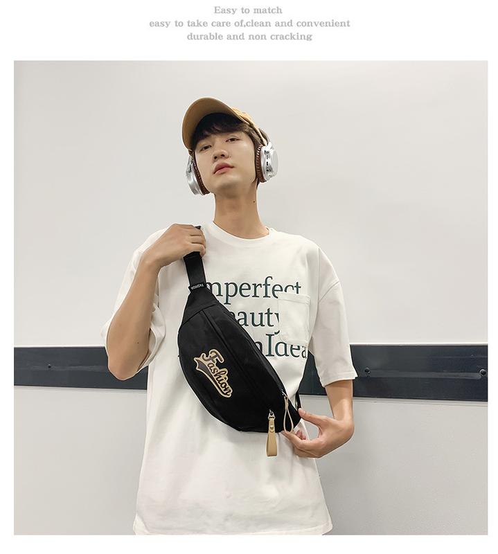 Product Introduction of กระเป๋าเข็มขัดออกกำลังกาย มาใหม่ สำหรับผู้หญิงและผู้ชาย เหมาะสำหรับกิจกรรมกลางแจ้งและชุดลำลอง กระเป๋าสะพายข้าง Messenger และกระเป๋าโทรศัพท์ แบรนด์แฟชั่น กระเป๋าคาดหน้าอก 17
