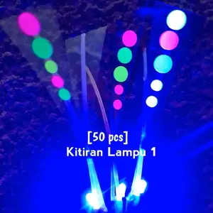 [50 pcs]. MAINAN KITIRAN LAMPU TERBANG 1 LAMPU
