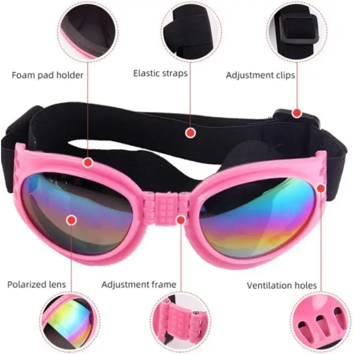 17cm Kacamata Anjing Kucing Aksesoris Mainan Lucu UV Protector Universal 6