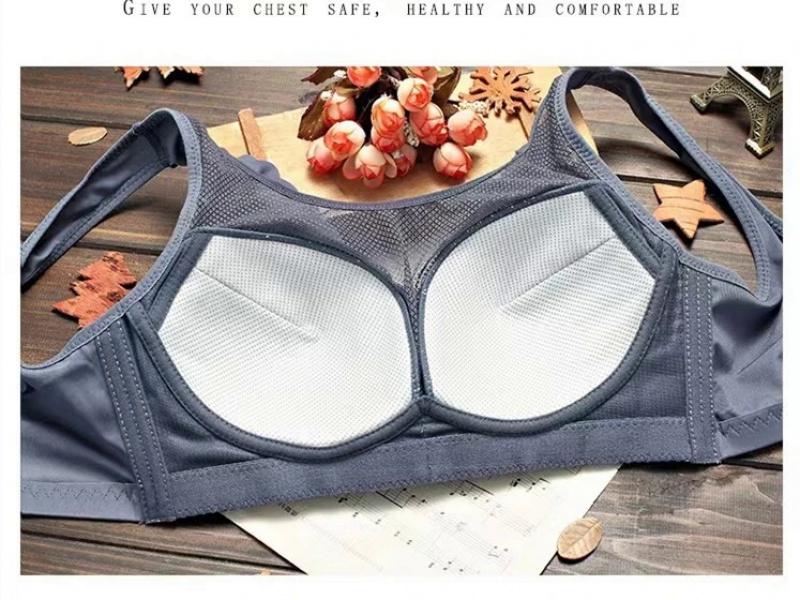 Product Introduction of Women Áo Ngực Nữ, LiYOMI, Ren Mỏng Thoải Mái, Độn Ngực, Chống Chảy Xệ, Không Gọng, Đồ Lót Nữ, [Áo Ngực Ngoại Cỡ] Bra Voi Voan 33