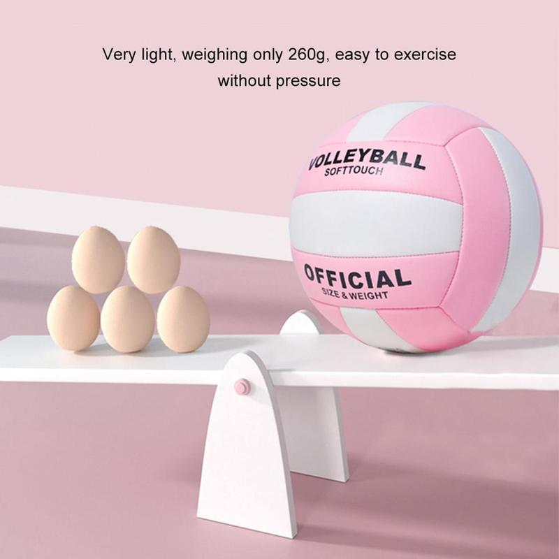 Product Introduction of Volleyball Waterproof Soft Sand Volleyball Beach Game Practice Volleyball Sports PU Ball 18