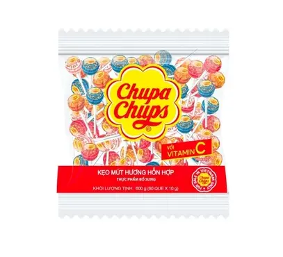 Quà Tặng 1 Chiếc Kẹo Mút Chupa Chups Hương Hỗn Hợp Lẻ 1 Chiếc (Giao Ngẫu Nhiên Màu)
