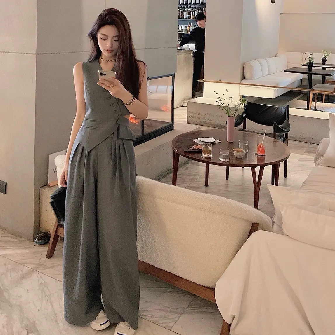 ️ SET CHÉO VẠT LI QUẦN HAI LỚP 06