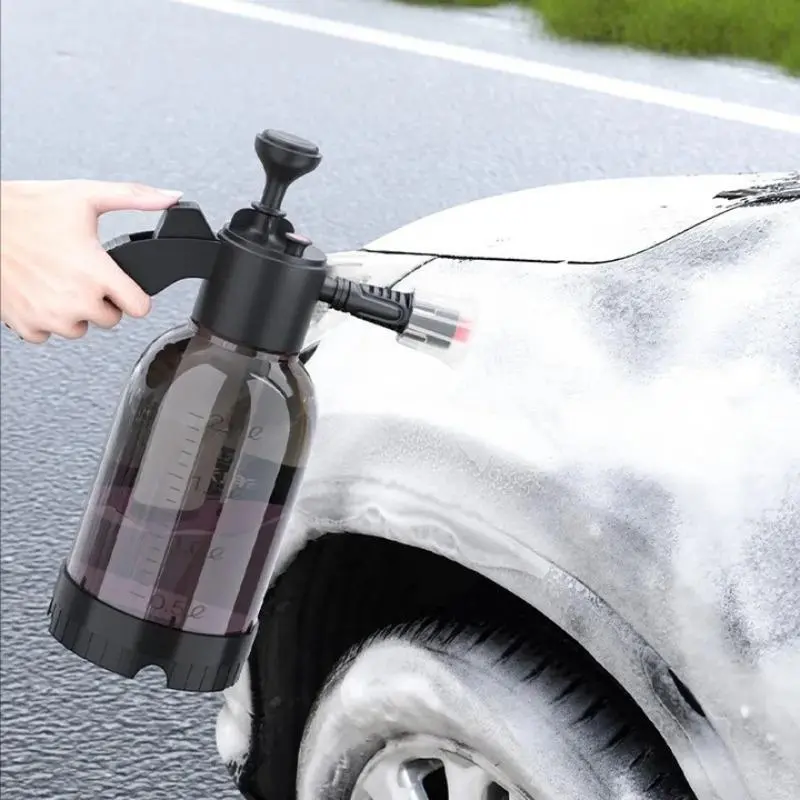 2L Car Washer Spray Bottle, Car Wash Foam Pressure Spray Bottle, Portable Foam Sprayer for Car Cleaning 8