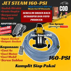 Alat cuci motor Dinamo Steam pompa Dc 12v 160psi Car wash murah Kendaraan