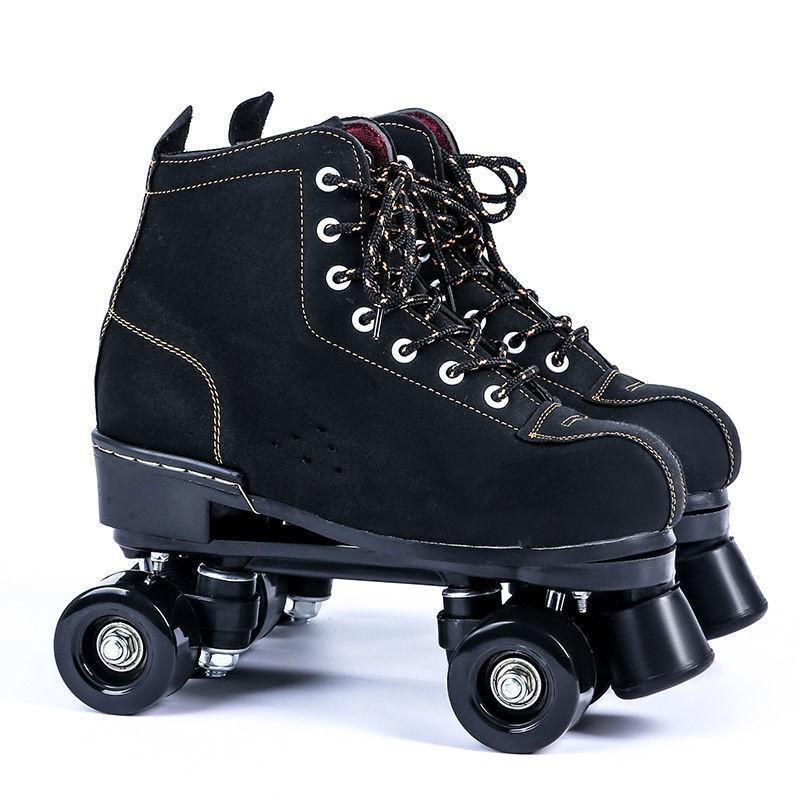 Double-row four-roller Skates for Adults Kid Shoes Playing Roller Skates Skating rinks 0