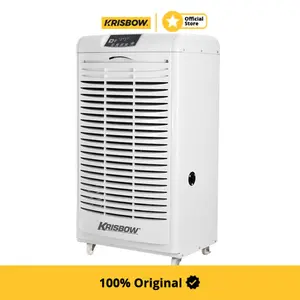 KRISBOW DEHUMIDIFIER SWIVEL WHEEL 105 LTR