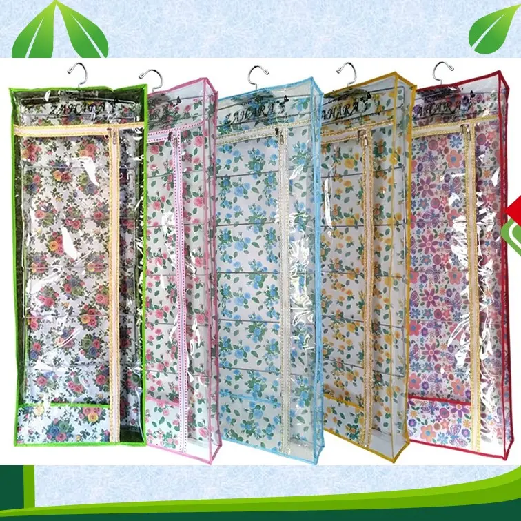Cover Rak Jilbab Zahara Mika Tebal,Resleting YKK original COVER ONLY Plastik