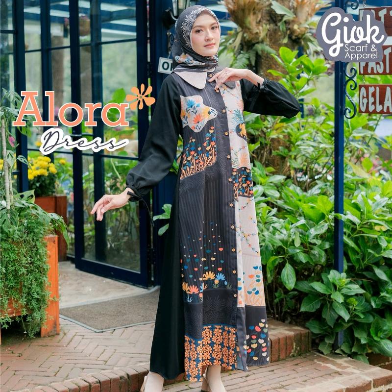 Alora Dress By Giok Apparel - Dress Printing Motif 0