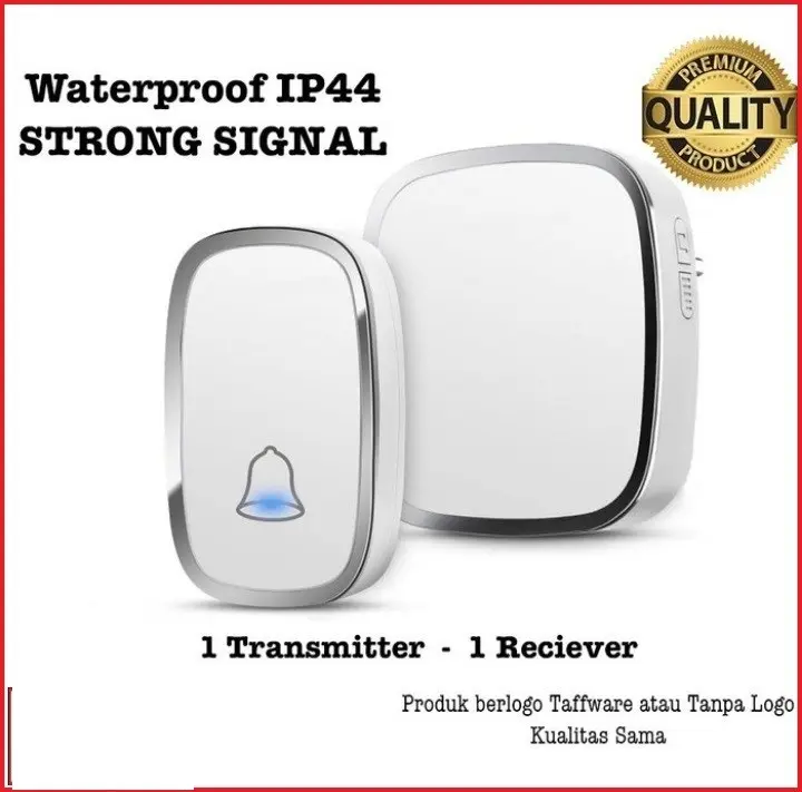 bel pintu wireless door bell best quality 300 meter range 0