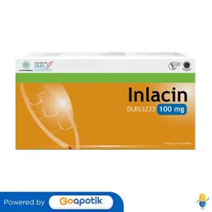 INLACIN 100 MG BOX 30 KAPSUL