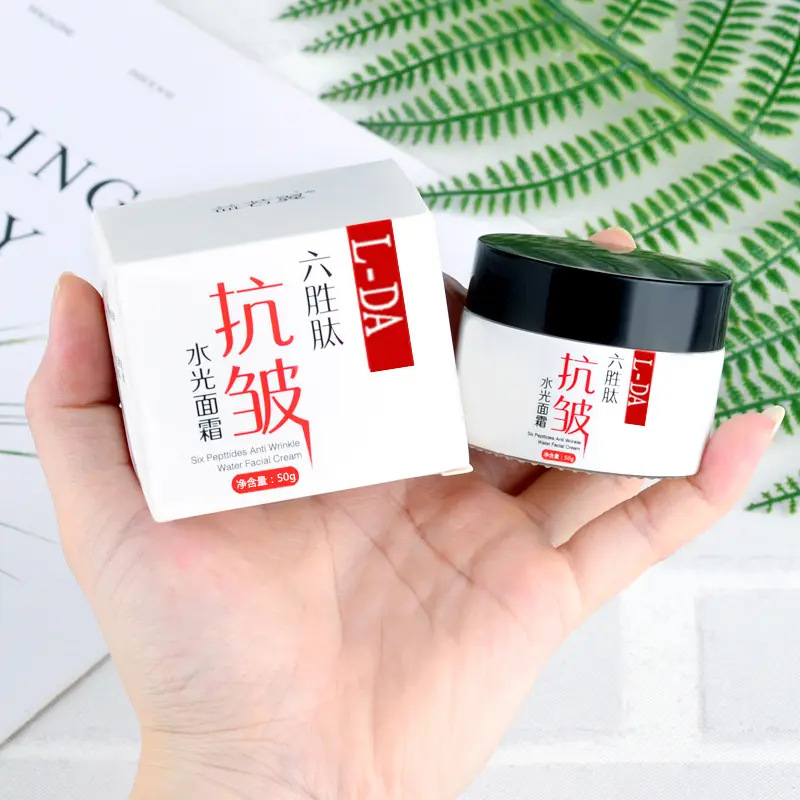 Kem Dưỡng Da Mặt Chống Nhăn, HEXAPEPTIDE, Kem Dưỡng Ẩm, Giảm Nếp Nhăn, Làm Mịn, Chăm Sóc Da Mặt, Sản Phẩm Chăm Sóc Da, 50g Nữ Dưỡng Ẩm Da