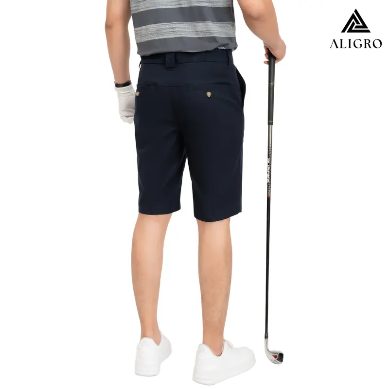 Quần short golf nam ALIGRO nhiều màu chất vải co giãn chống nhăn cực tốt, thoáng khí, thấm hút tốt QSMOG.10 4