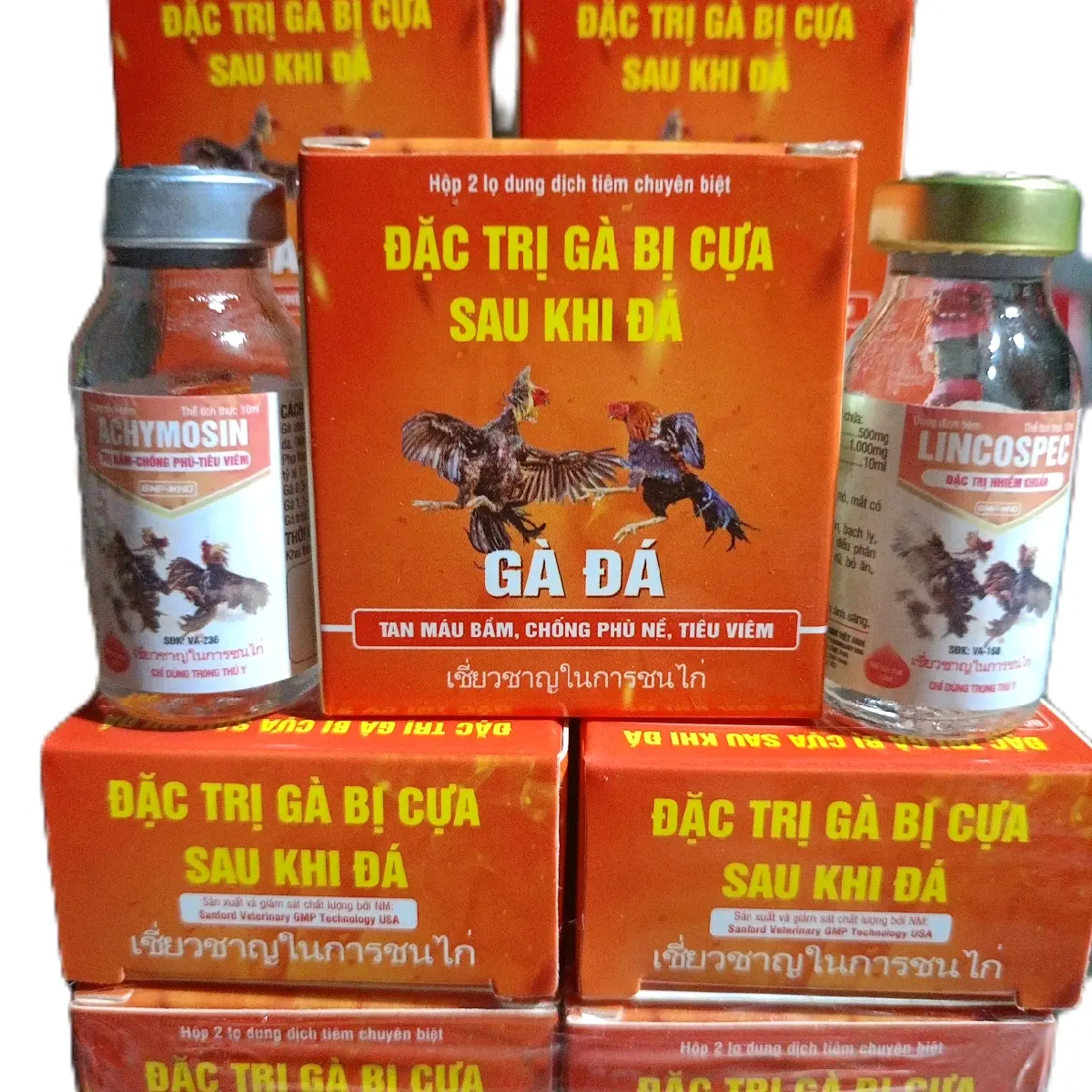 Đặc trị gà bị cựa sau đá: ComBo 2 lọ kèm xilanh (10ml/lọ)