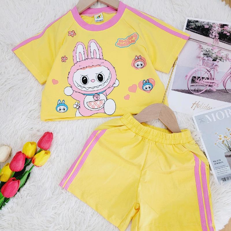 (12kg- 40kg) Bộ sọt Labubu chất vải thun cotton mềm mại thoáng mát cho bé yêu. 1