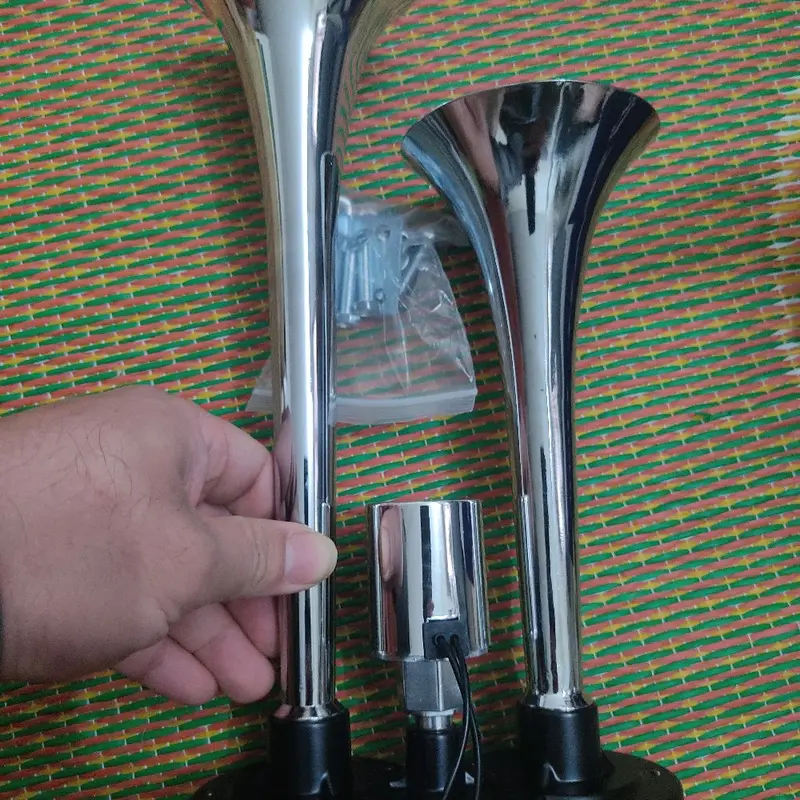 Còi hơi 24 vol HORN TECH (giá 1 chiếc )( phải có bình hơi) 5