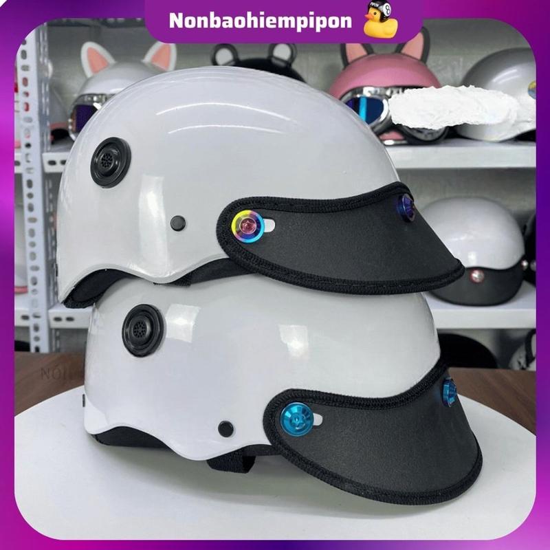 Nón bảo hiểm ốc titan TẶNG TEM BIKER đã kiểm định đạt chuẩn an toàn giao thông bảo hành 1 năm , nón gắn ốc titan salaya