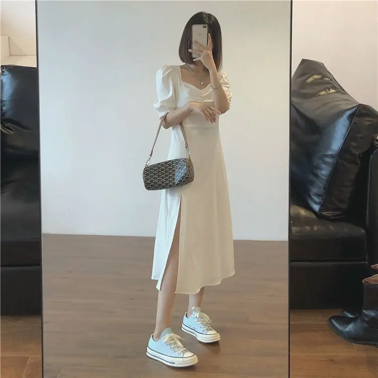 MIDI DRESS WANITA KOREA TERBARU 2023 4