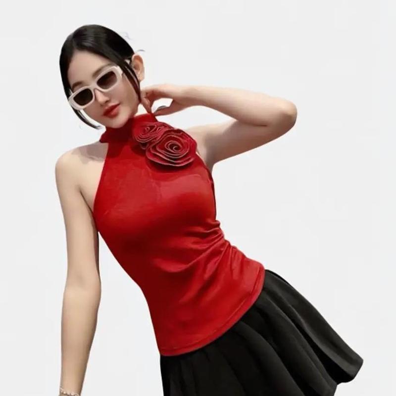 Áo thun NỮ COMBO 2 ÁO tăm cổ lọ nhún eo che bụng Đính hoa xinh Nữ Top Women Nhung Voi áo chữ n