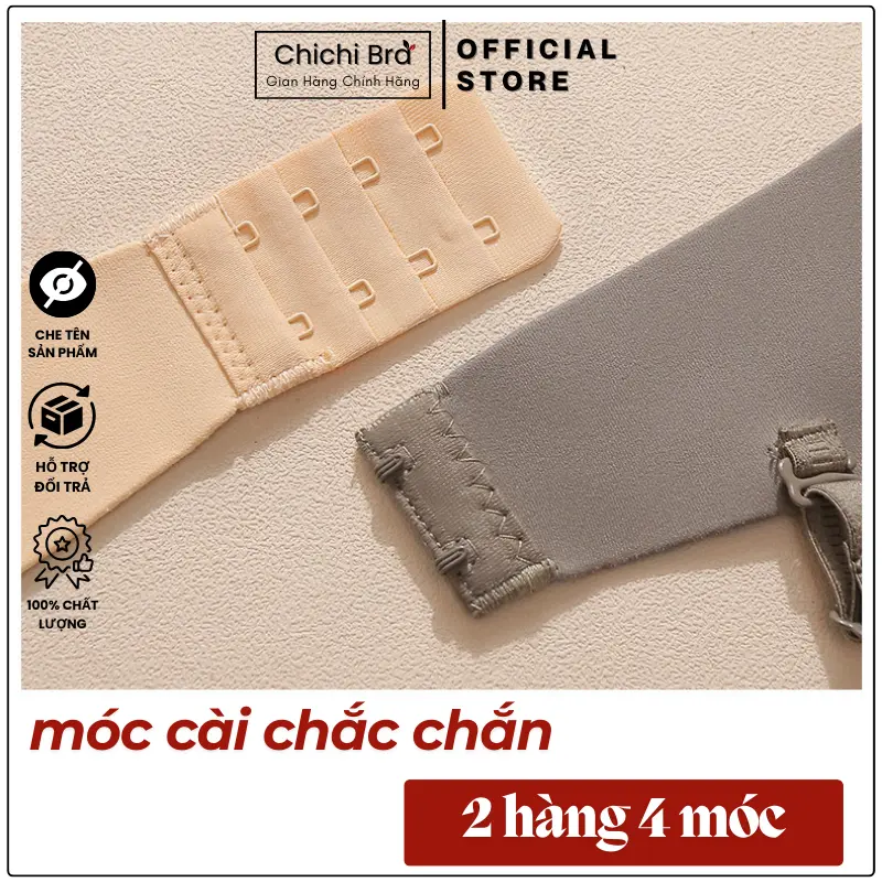 Áo Ngực Su Không Gọng Mút Sốp Bàn Tay 3Cm Siêu Nâng Ngực Không Lộ Viền CHICHI HOUSES BASIC 698 - Áo Ngực Nữ áo  bra noiy  big 7