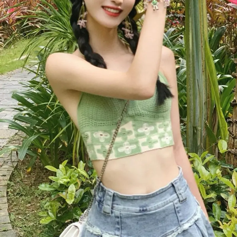 Lilla bikini- Nhiều mẫu-Áo bralette len móc hoa sắc màu cá tính đi biển đi du lịch hè 6