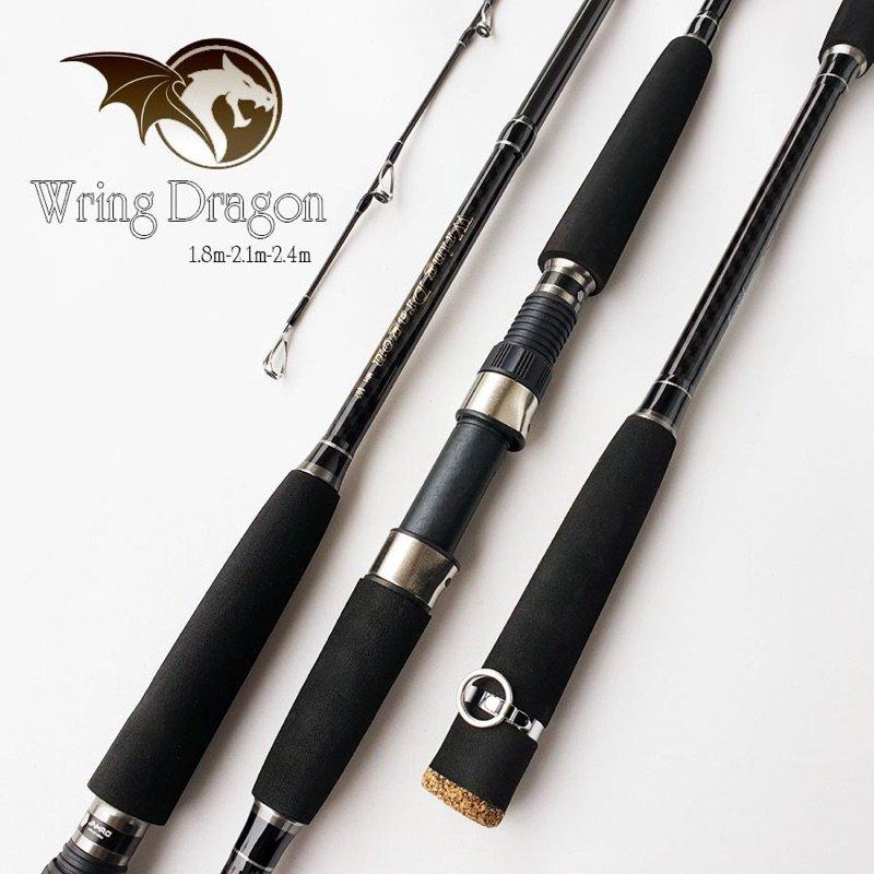 Cần Câu Wring Dragon Độ Cứng MH Câu Đa Năng Hàng Chuẩn Phôi Dày