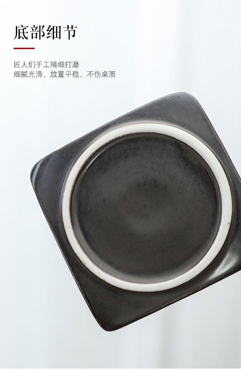 Product Introduction of [2789 People Collected] High-end Green Glaze Kung Fu Tea Coaster Small Tea Tray Ceramic Kung Fu Tea Set Accessories Tea Ceremony Heat Insulation Coaster Tea Set Accessories 21