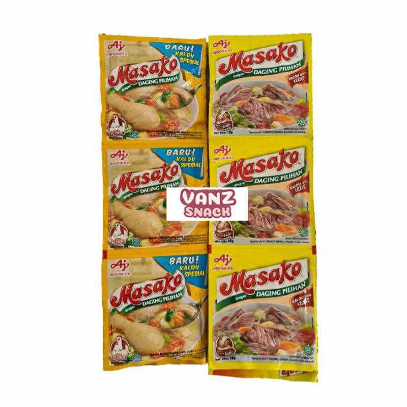 Masako Penyedap Rasa Ayam Sapi Renceng - Netto 12 pcs x 8.5 gr - Shop ...