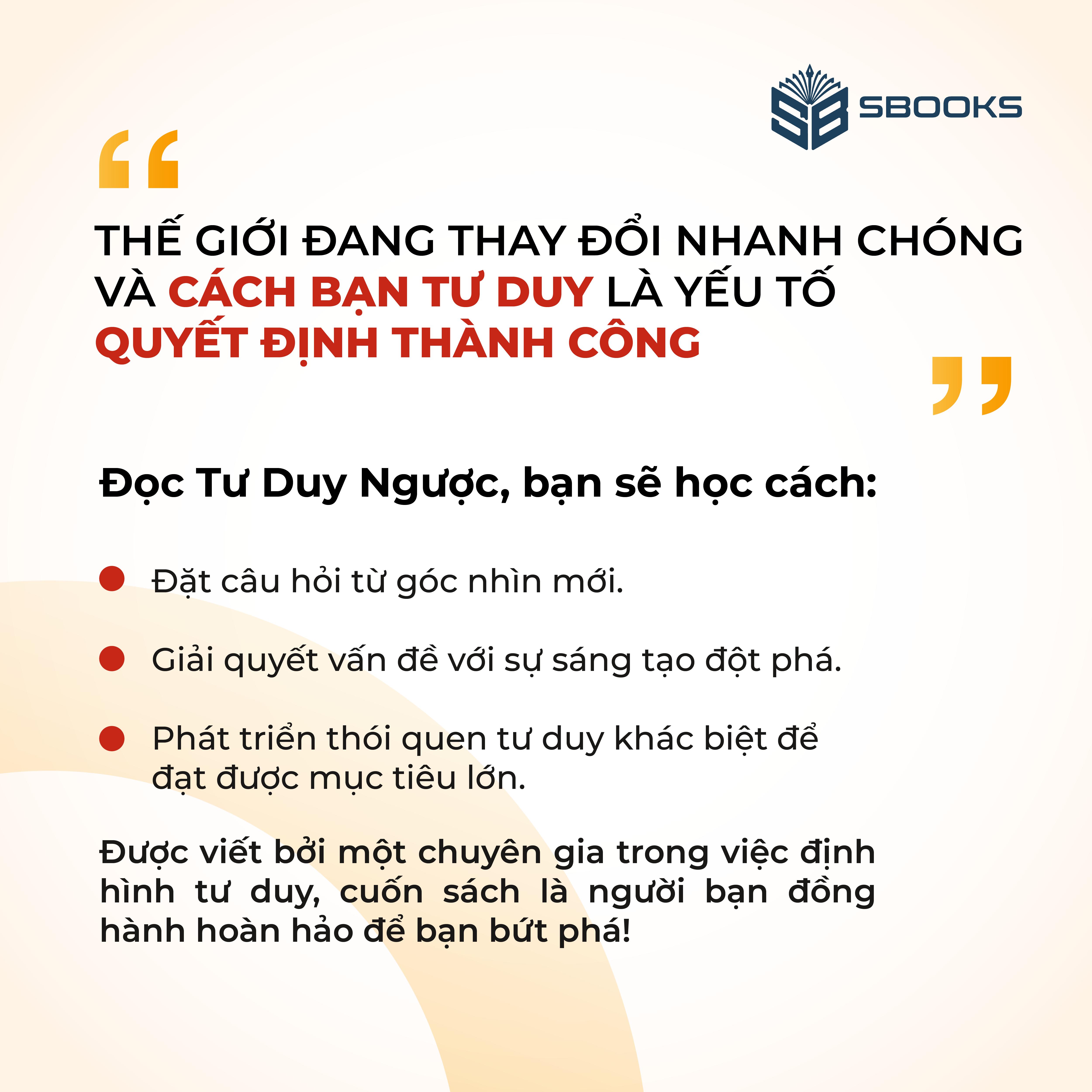 Sách Tư Duy Ngược - Nguyễn Anh Dũng