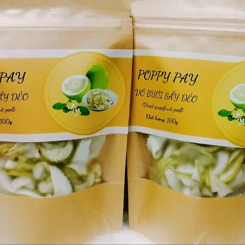Combo 3 bịch sấy dẻo (Xoài, Thơm, Vỏ bưởi) Ăn Vặt 4