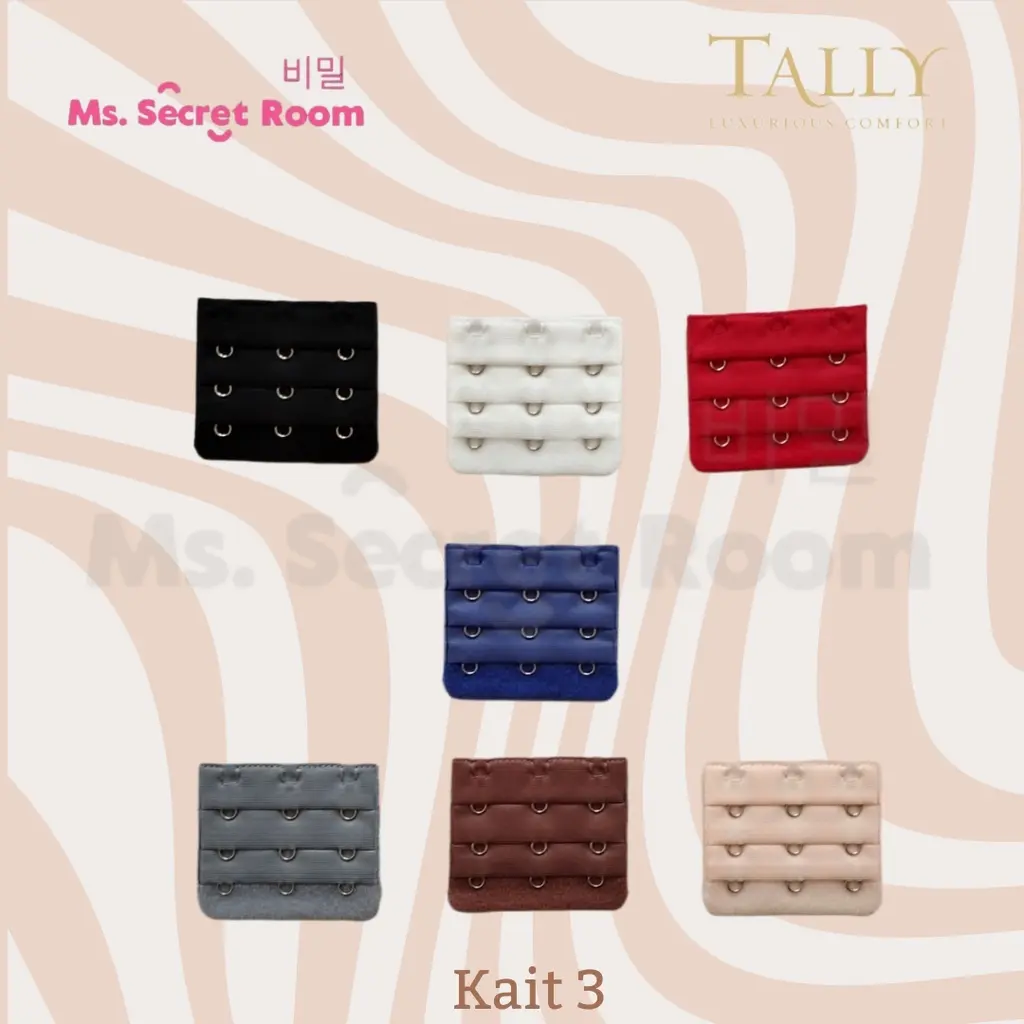 Tally Kait Bh ( Extention Bra ) I Sambungan I Kait 2, Kait 3, Kait 4