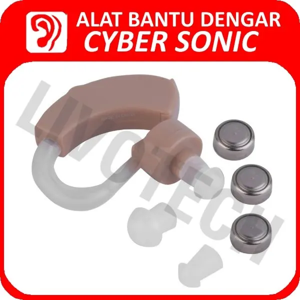 Alat Bantu Dengar Termurah CYBERSONIC cantel Hearing Aid Cantol Cyber Sonic BTE Behind the Ear Set