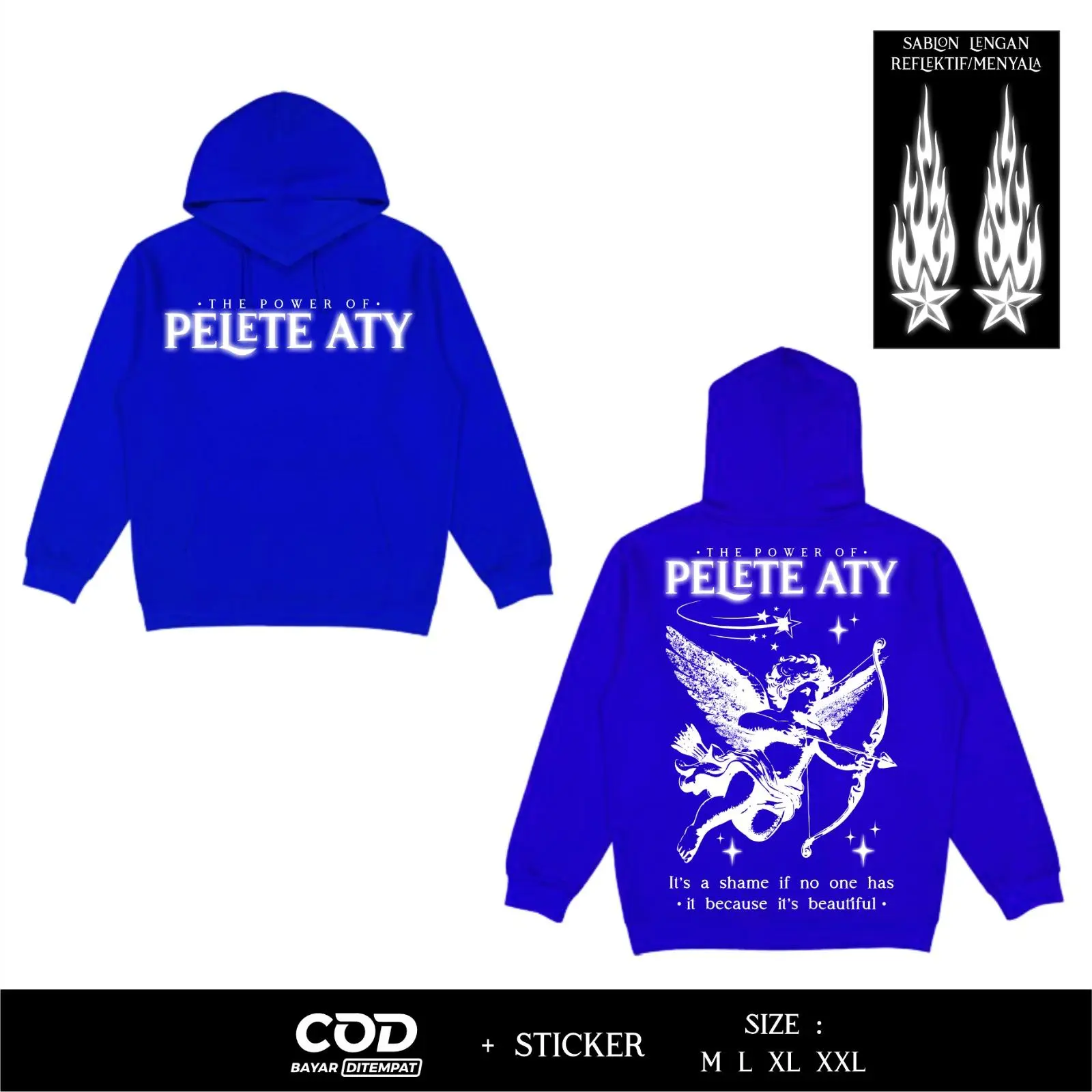Hoodie Reflektif IKSPI The Power Of Pelete Aty