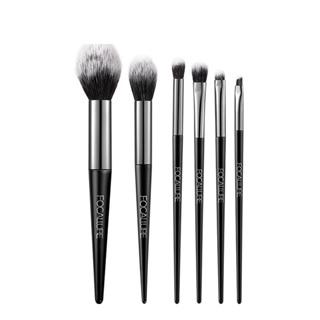 Bộ 6 Cọ Trang Điểm Focallure Đa Năng, Lông Cọ Mềm, Nhỏ Gọn, Tiện Lợi Bỏ Túi, Thích Hợp Đem Đi Du Lịch Cosmetic Mỹ Phẩm Nữ Mascara 2