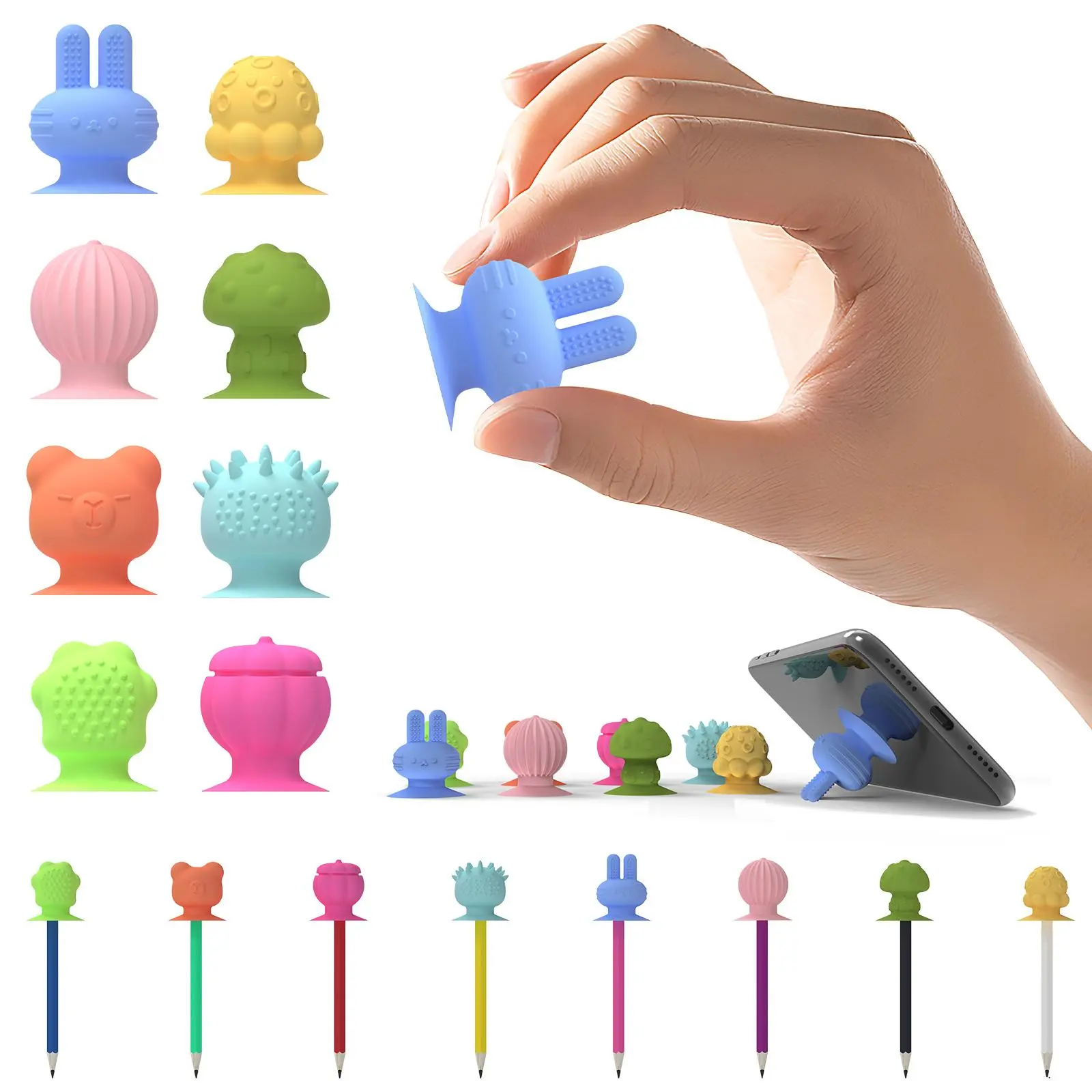 Suction Cup Toy, 8 Counts/set Sensory Fidget Toy, Stress Relief Toy for Kids & Adults, Birthday and Holiday Gift