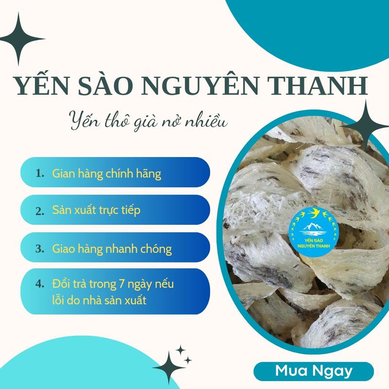 HỘP YẾN THÔ GIA ĐÌNH 100g 50g KÈM TÁO ĐƯỜNG PHÈN NHÍP TÚI XÁCH 100g 50g
