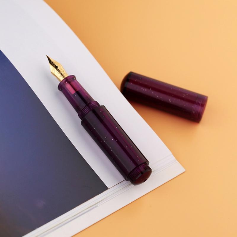 NEW Mini Fountain Pen Pocket-Size Transparent Eyedropper Gift Pens Acrylic EF Writing Ink Pen Writing Gift Set 1