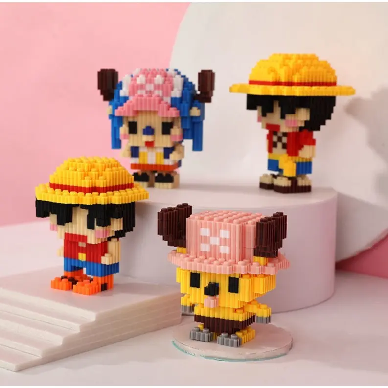 [Ready To Ship] Mini Size Anime Buliding BLock Toys Assembled Small Toys Kids Girls GIfts