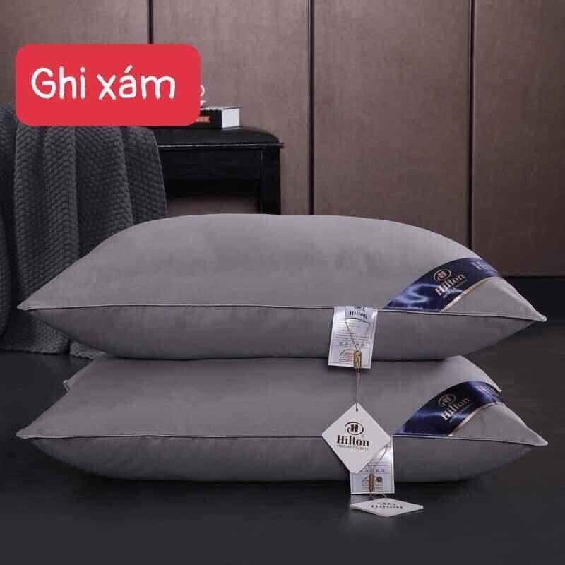Product Introduction of Gối Hil'ton 2 chiếc 45x65cm mềm mại êm ái có khóa kéo 5
