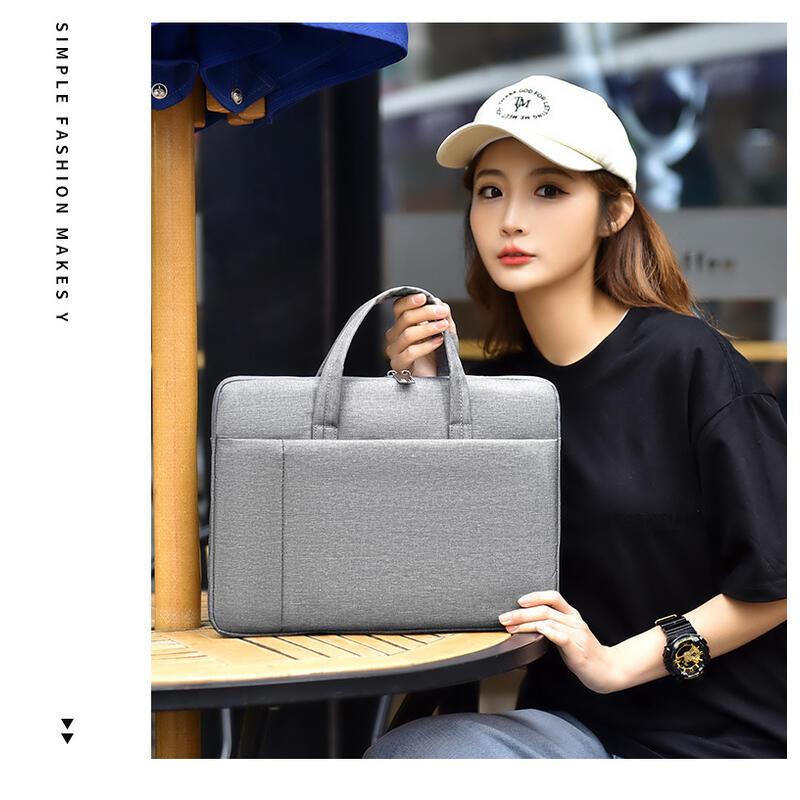 Product Introduction of New 15.6-inch laptop bag, minimalist handbag, business portable briefcase, can be printed 20