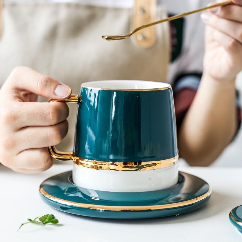 【EONMIR】Set Cawan Kopi Mewah Premium dengan Kotak Hadiah / Cawan ...